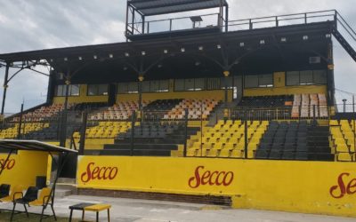 Pintamos el estadio de Mitre de Santiago del Estero